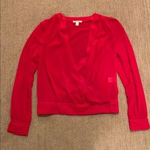 Miami Flowy deep cut blouse